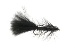 Wooly Bugger Mit Conehead Schwarz/Nickel