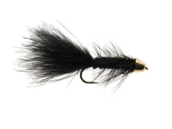 Wooly Bugger Mit Conehead Schwarz/Gold