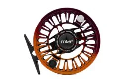 Marlo Mla² Fliegenrolle Schwarz/Orange-Dark Purple