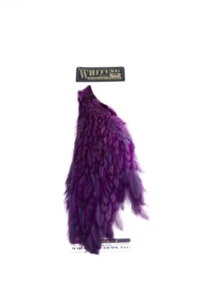 Whiting 1/2 Rooster Cape -Angelexperte whiting half cape purple
